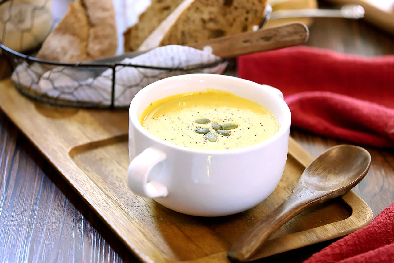 Pumpkin and Bean Thick Soup