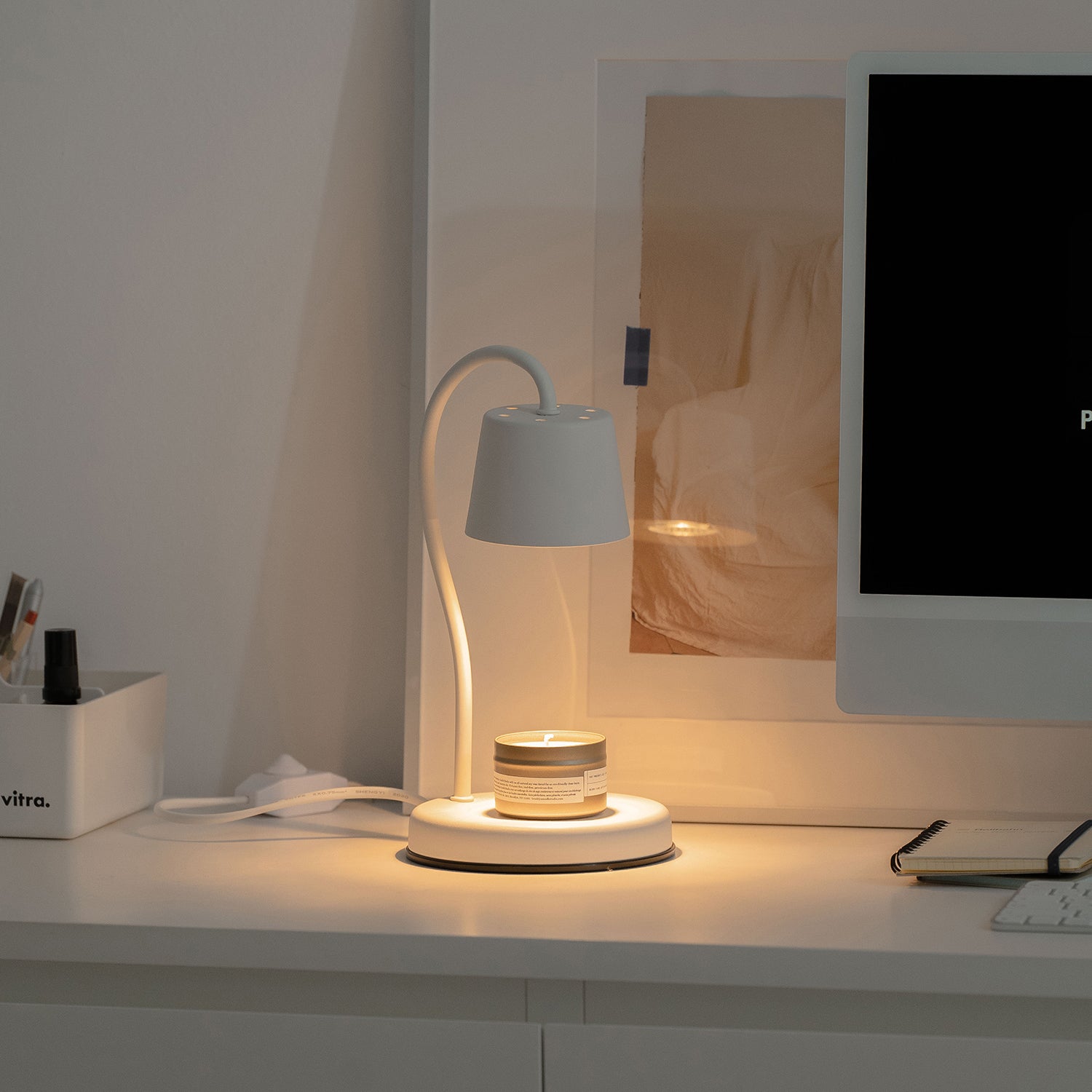 HOOOME Classic Candle Warmer - White HM-001W-HK