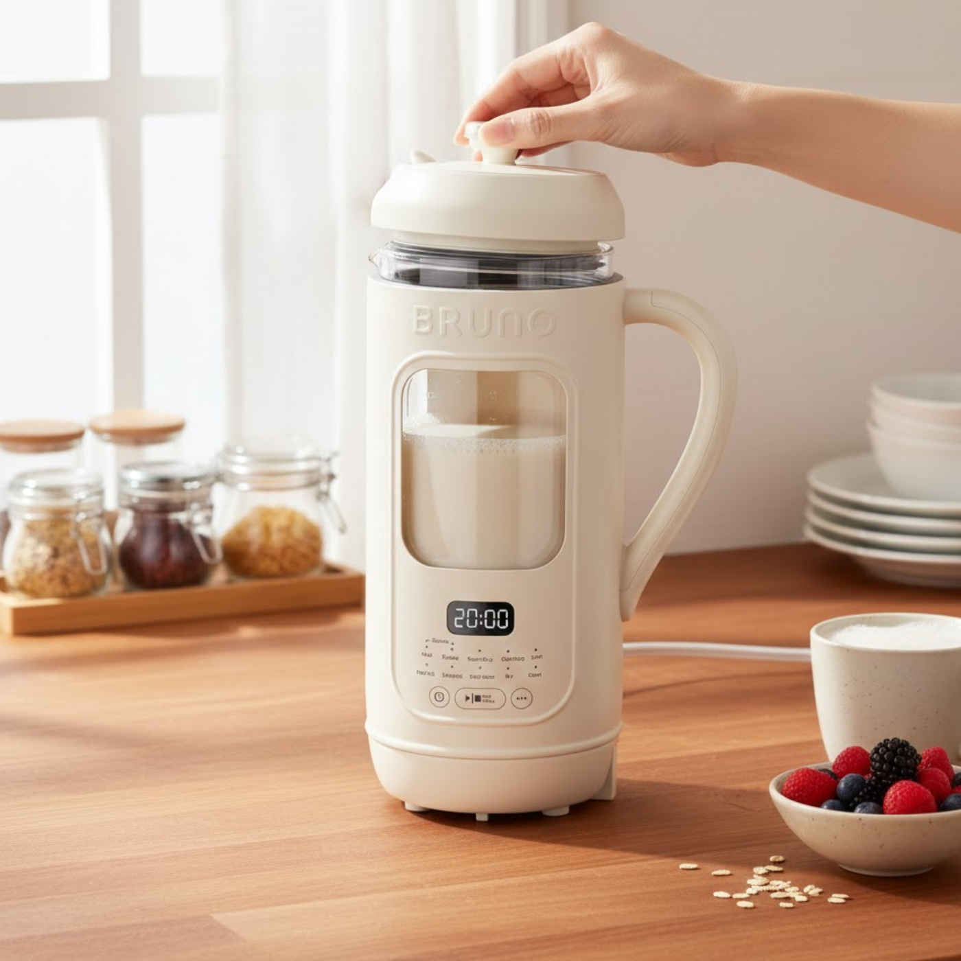 BRUNO Glass Soymilk Maker 1L | BZK-DJ05HK-IV