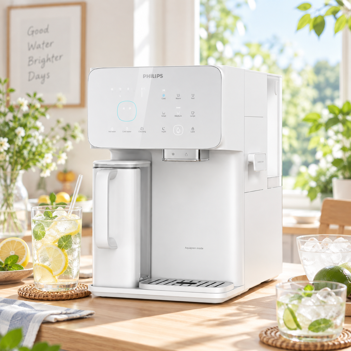 PHILIPS Hot and Cold RO Water Dispenser with Auto Ice-Maker|ADD6991WH