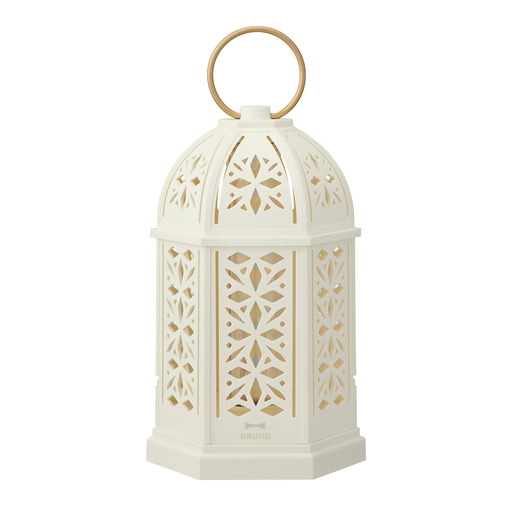 BRUNO LED Silhouette Lantern - Ivory