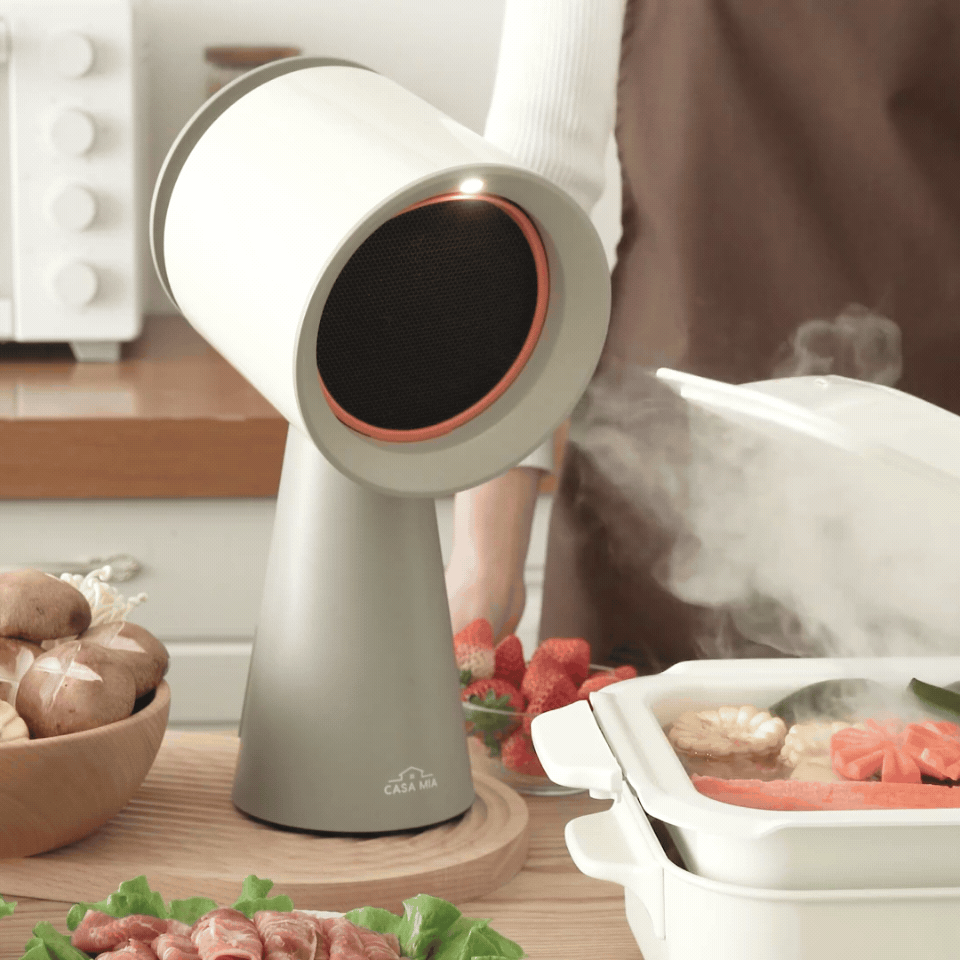 Casa Mia Portable Range Hood 2nd Gen (Rechargeable Model) - Metallic Gray