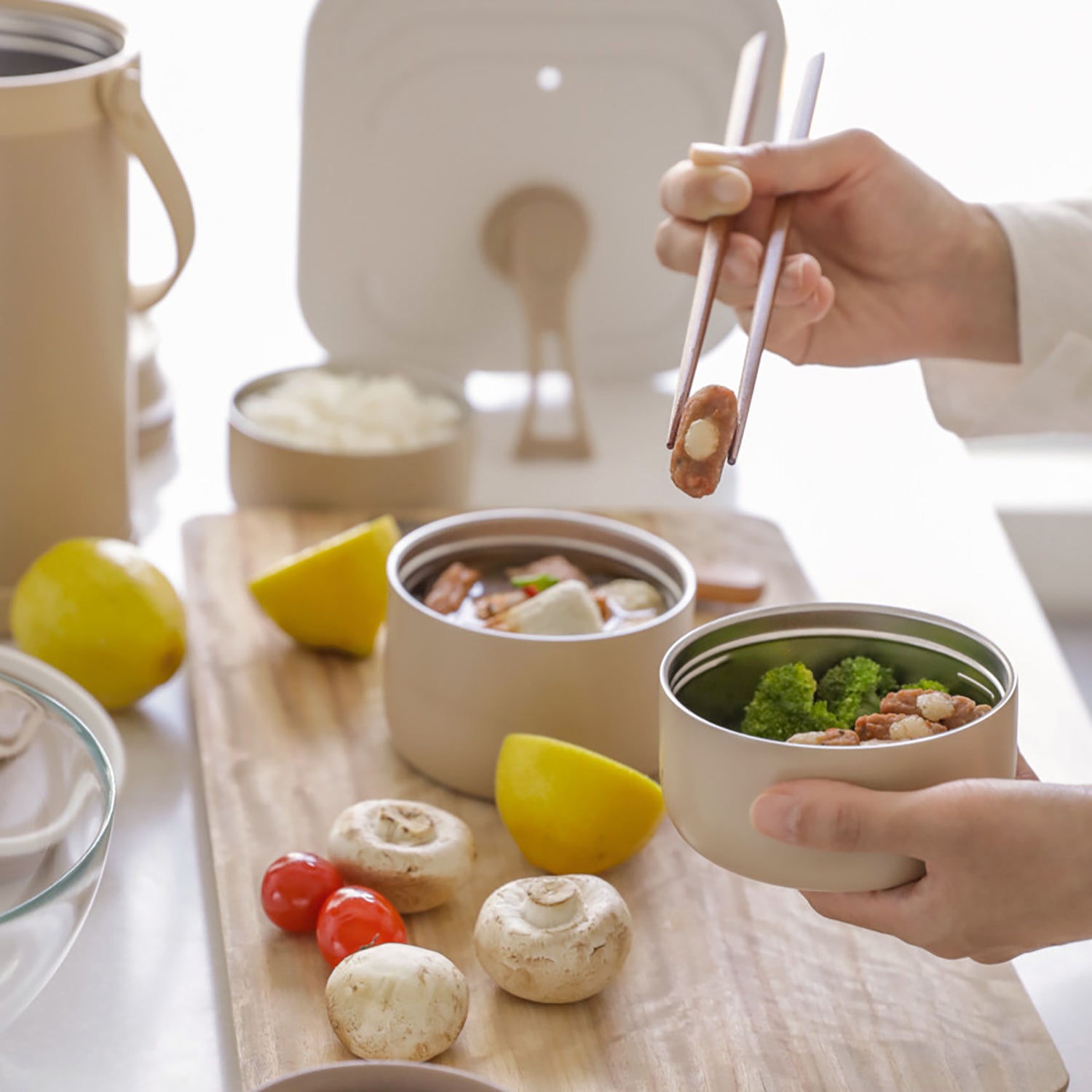 mosh! Lunch Jar 1.8L Set|DS-DMLJ1.8