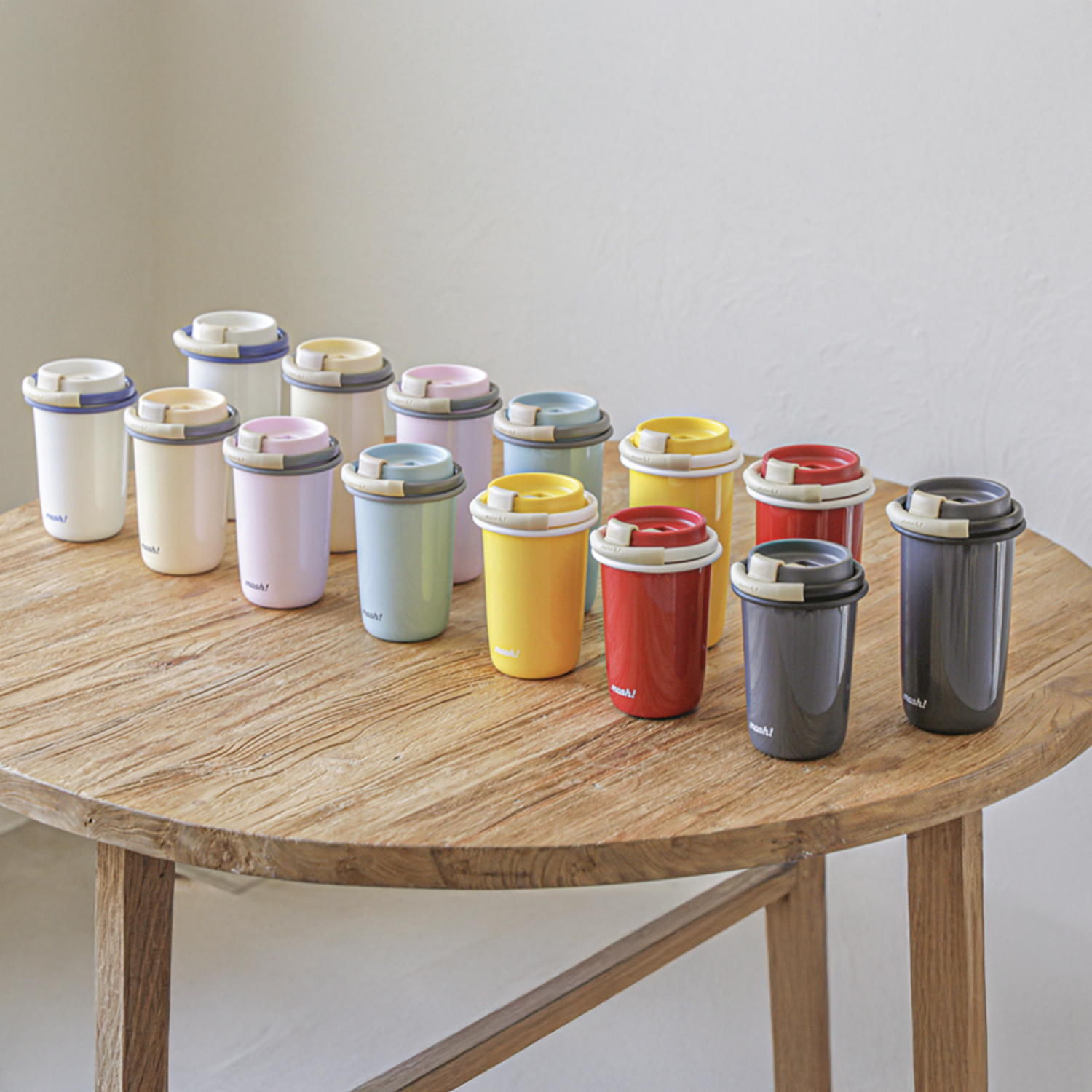 mosh! Latte Stainless Steel Straw Bottle 480ml|DS-DMLS480