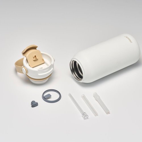 mosh! Stainless Steel Straw Thermal Bottle 630ml|DS-DMNB630