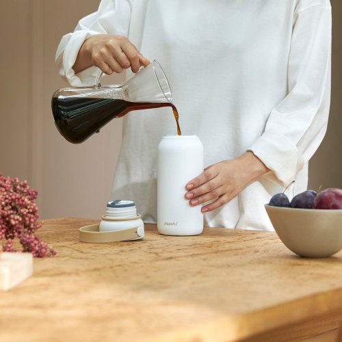 mosh! Stainless Steel Straw Thermal Bottle 630ml|DS-DMNB630