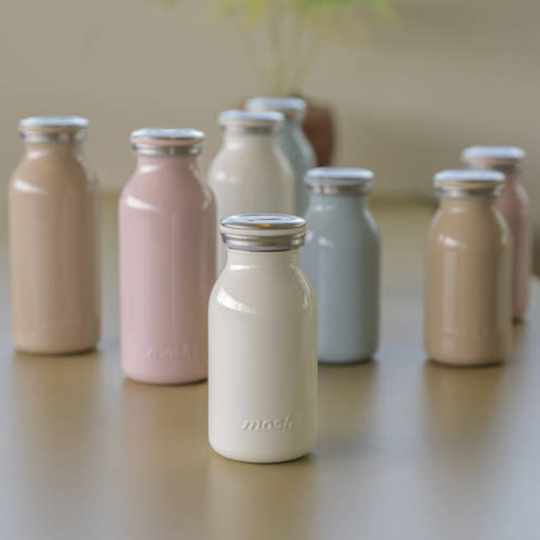 mosh! Stainless Steel Milk Bottle 380ml|DS-DMNMB380