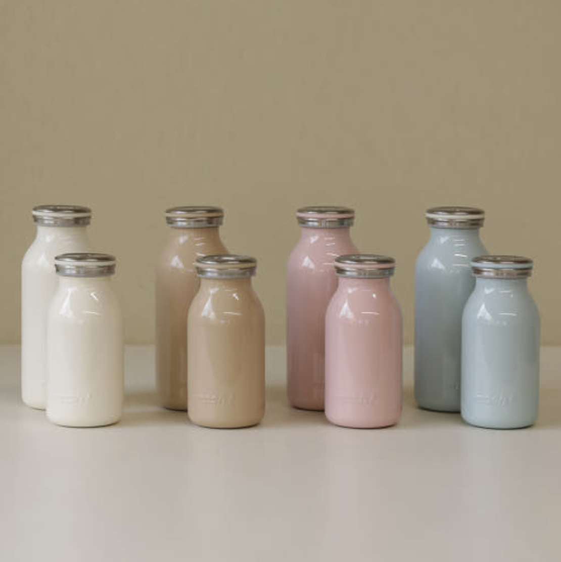 mosh! Stainless Steel Milk Bottle 380ml|DS-DMNMB380