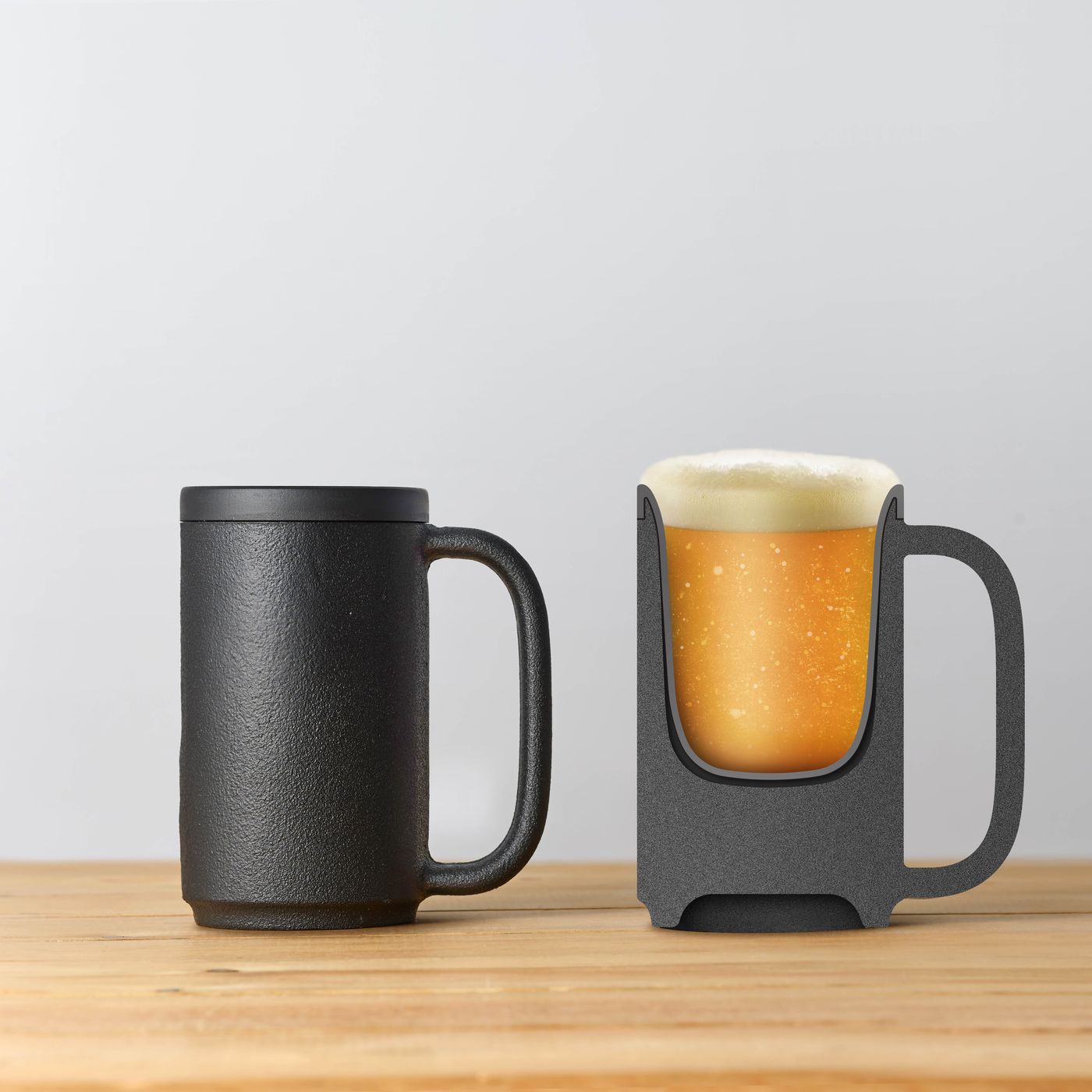 DOSHISHA Gorilla 2KG Beer Mug 135ml | DS-GRJ-2501-BK