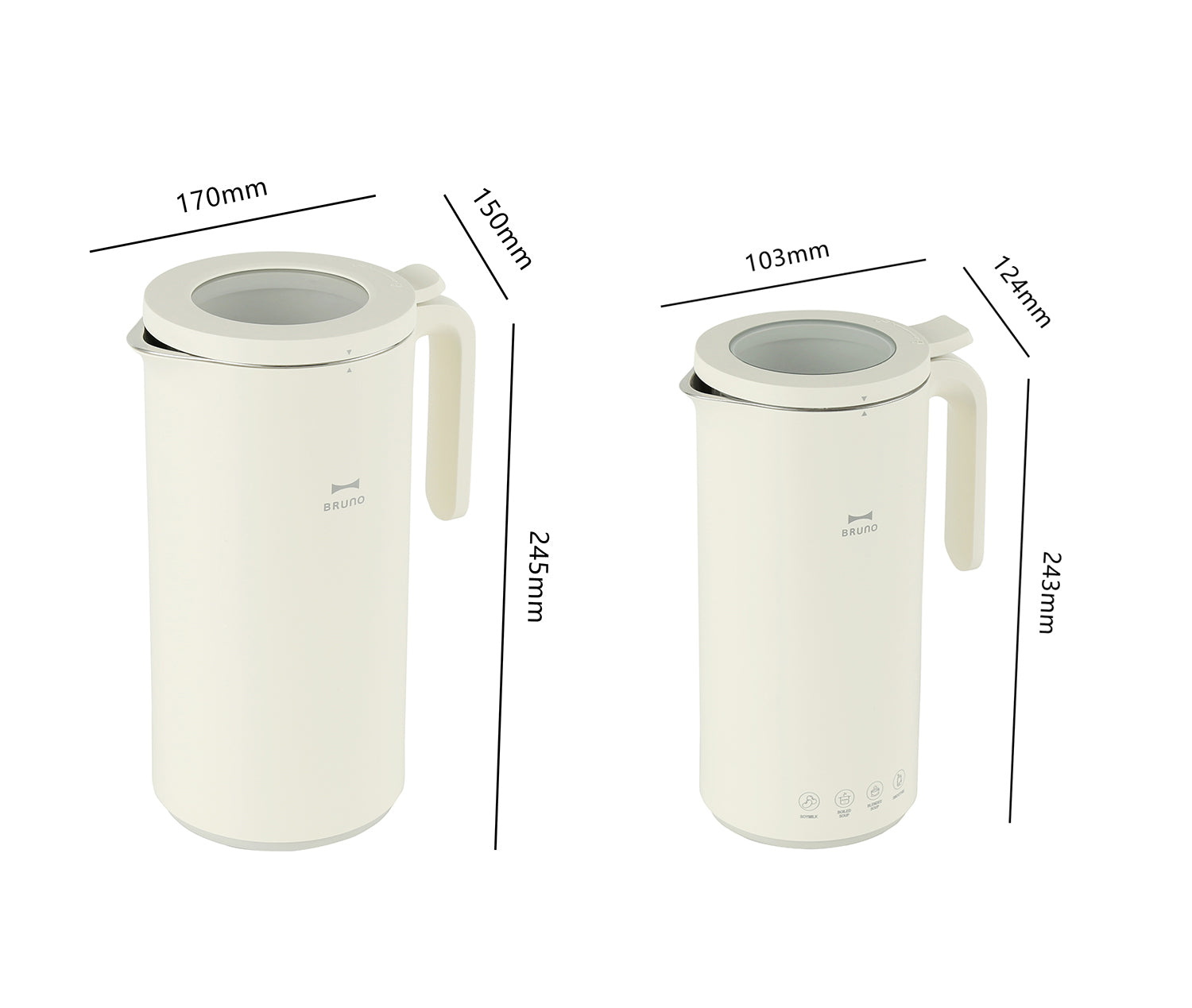 BRUNO Hot Soup Blender Pro - Ivory