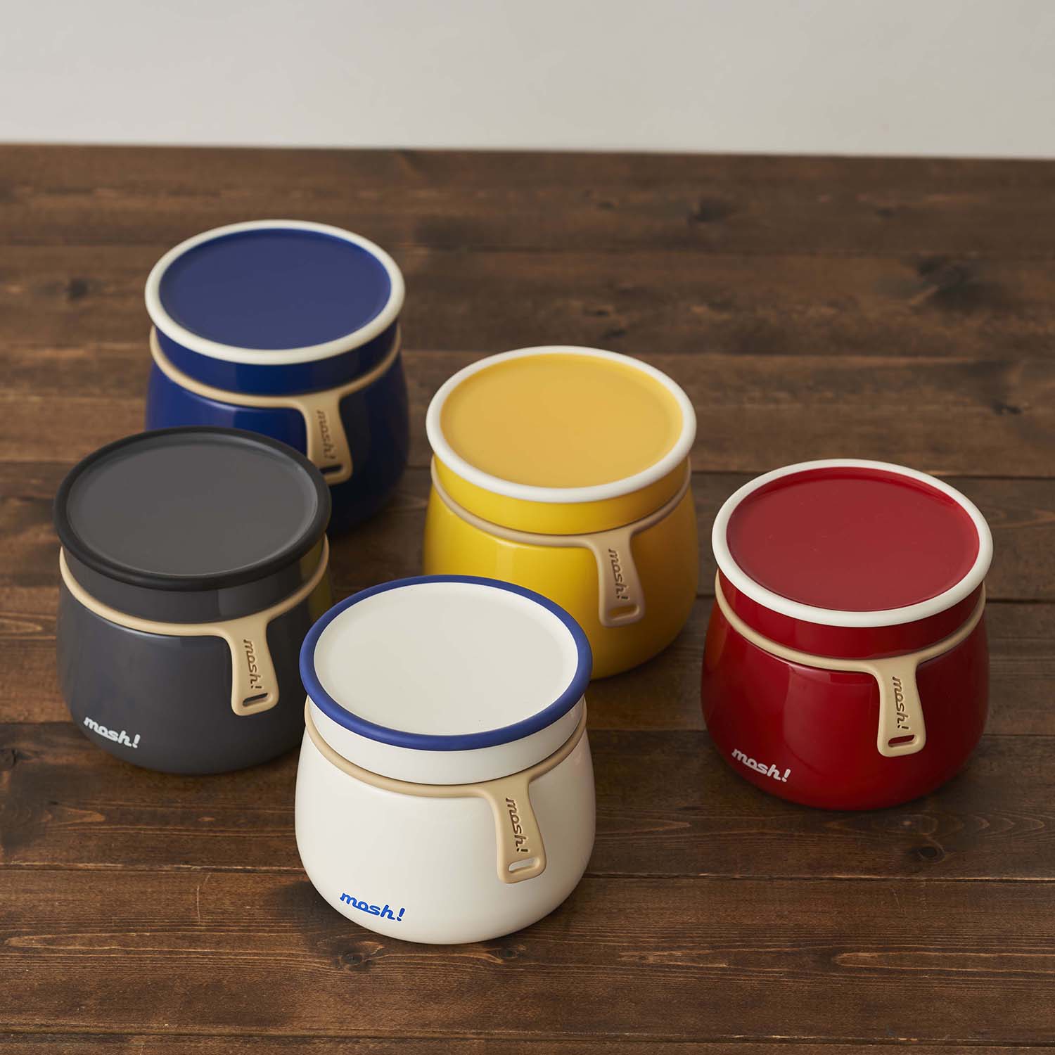 mosh! Latte Stainless Steel Food Pot 350ml|DS-DMLF350