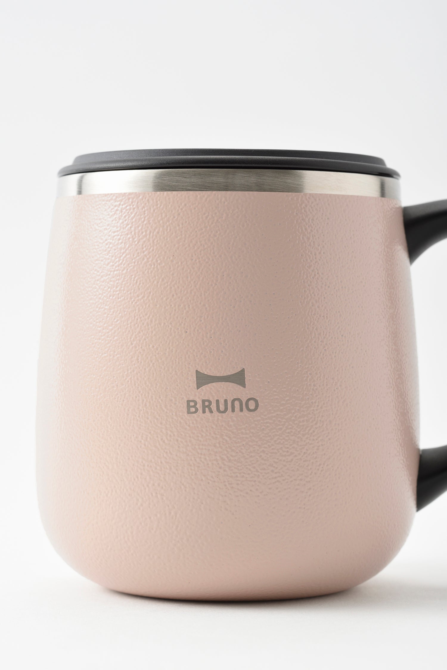 BRUNO Lid Stainless Mug Short - Greige