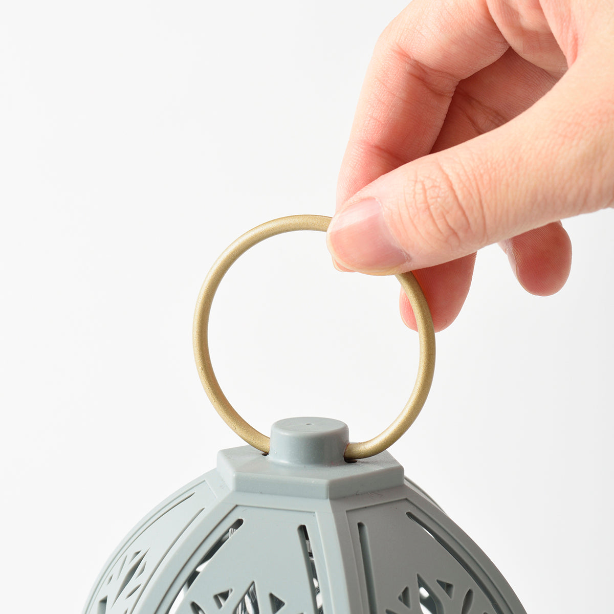 BRUNO LED Silhouette Lantern - Ivory