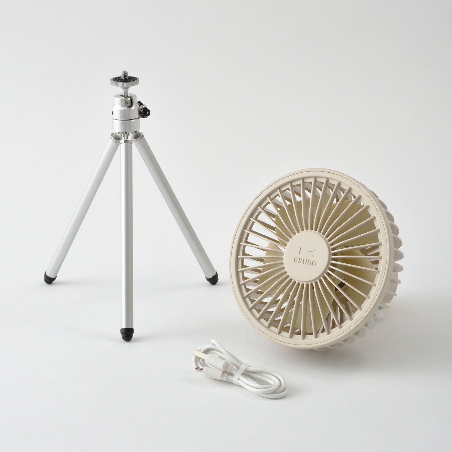 BRUNO Portable Tripod Fan - Ivory