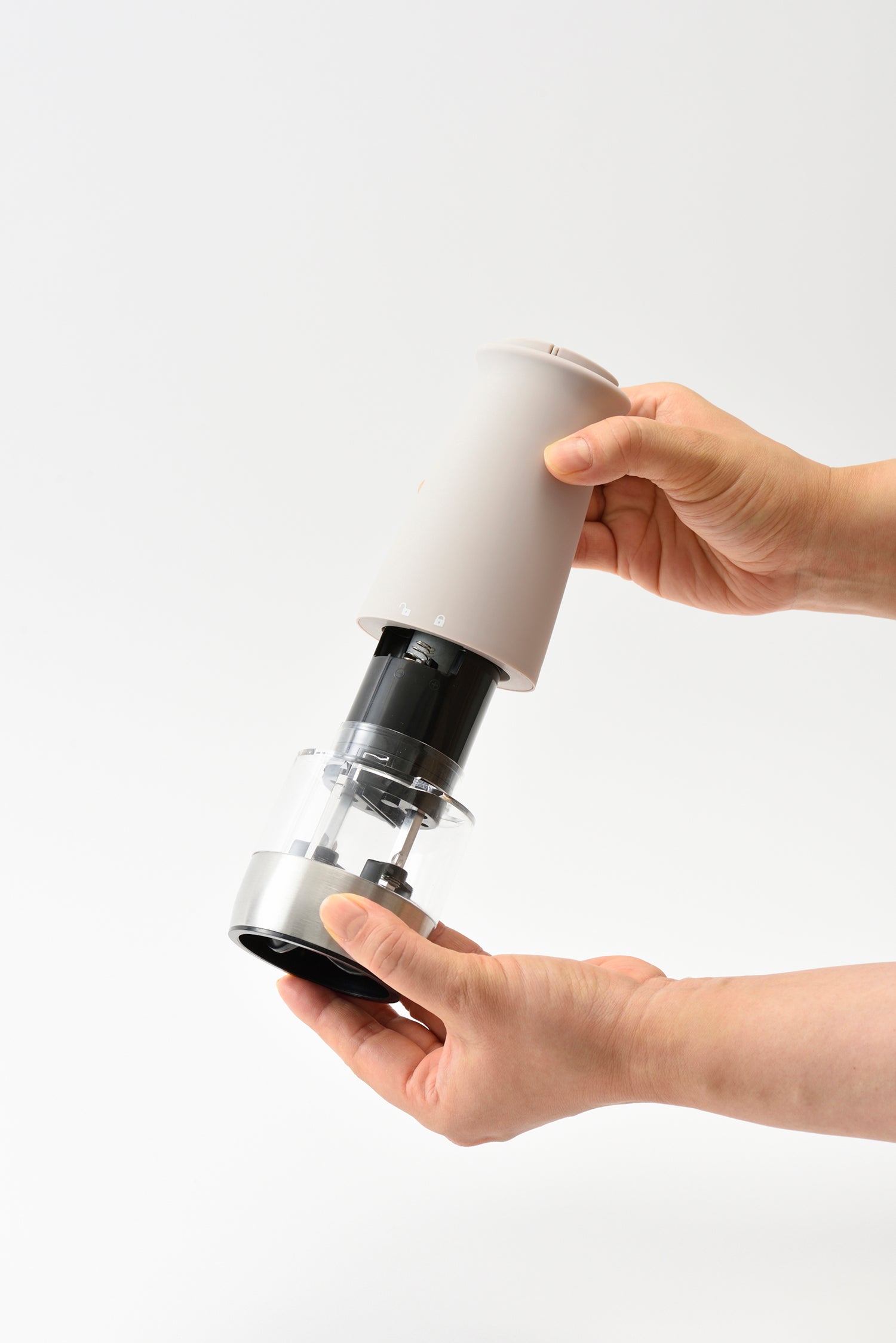 BRUNO Double Auto Spice Mill - Greige