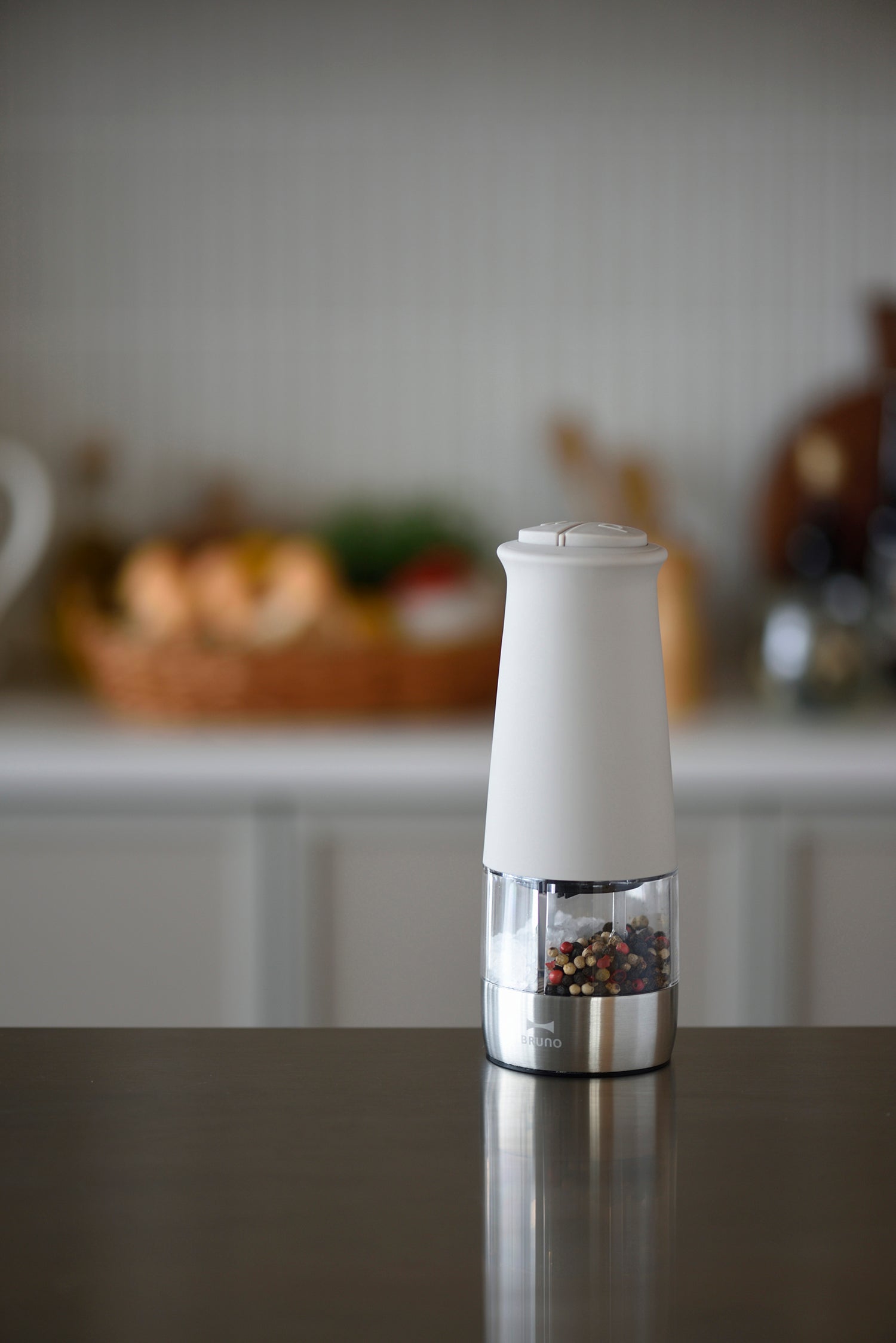 BRUNO Double Auto Spice Mill - Greige