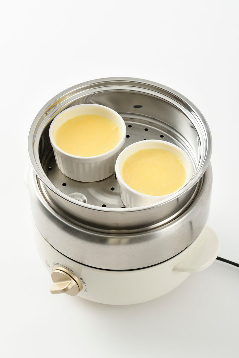 BRUNO Compact Multi Grill Pot - White (Preorder: Late May)