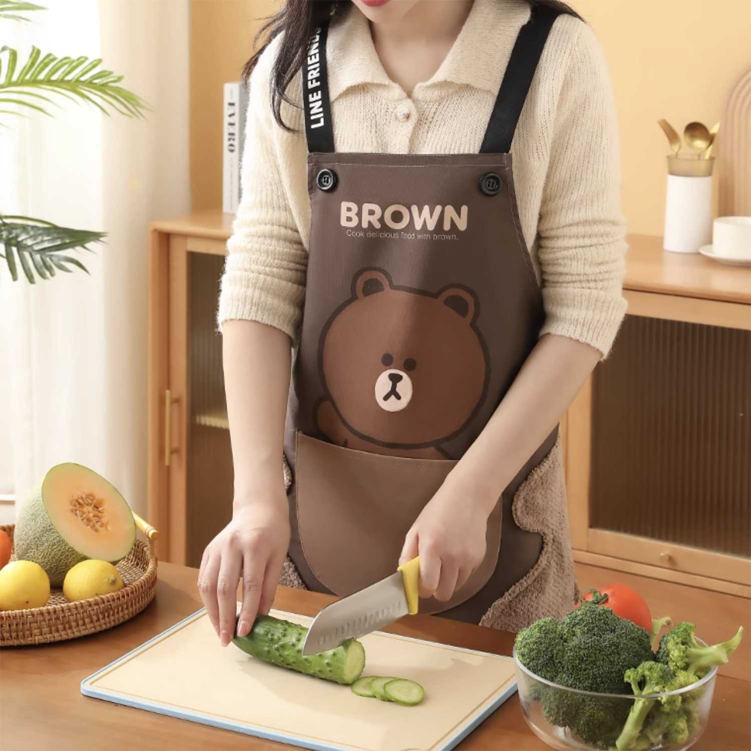 LINE FRIENDS Hand-Wiping Apron