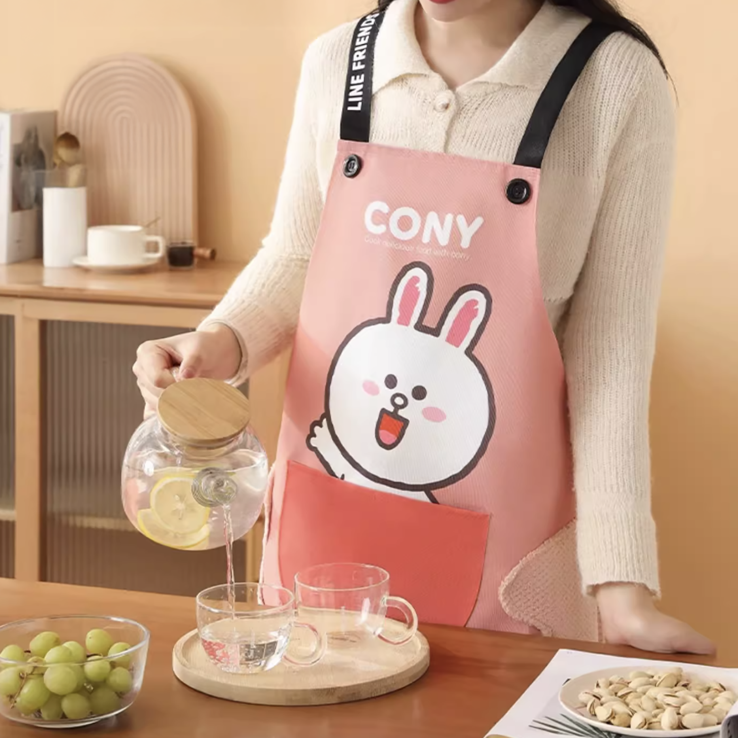 LINE FRIENDS Hand-Wiping Apron