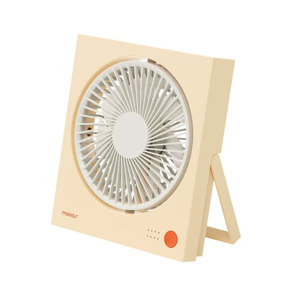 mooas Magnetic Square Cordless Desktop Fan | MF-D2