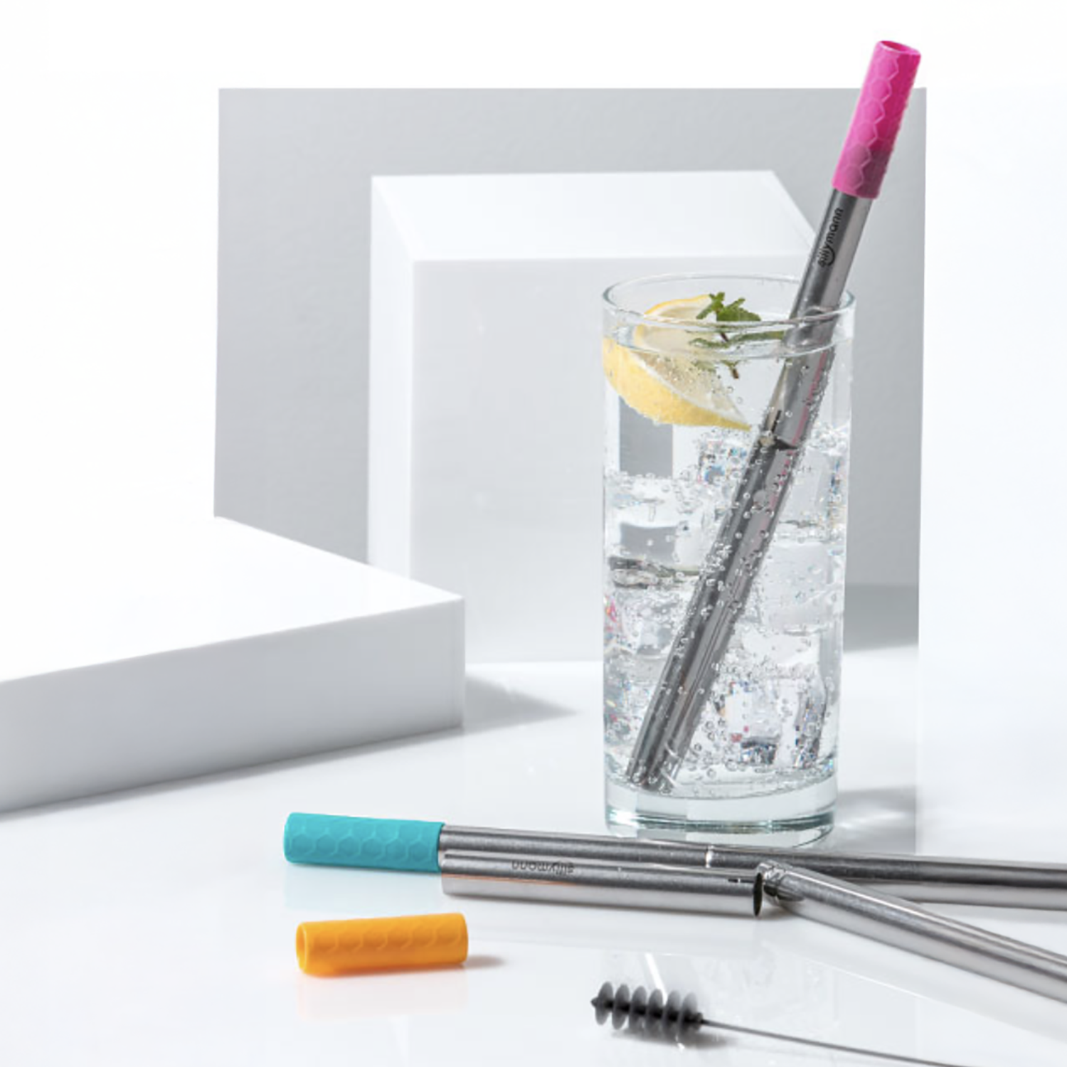 Sillymann Portable Stainless Steel Bubble Tea Straw|SM-WSB2086