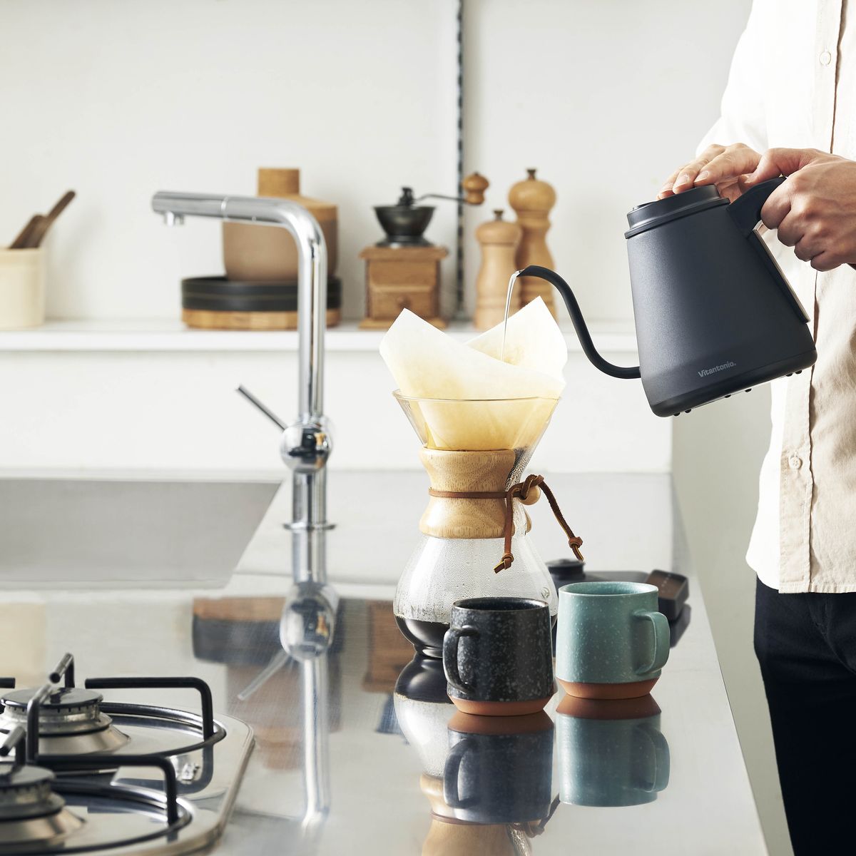 Vitantonio ACTY II Temperature Control Barista Drip Kettle | VEK-20A