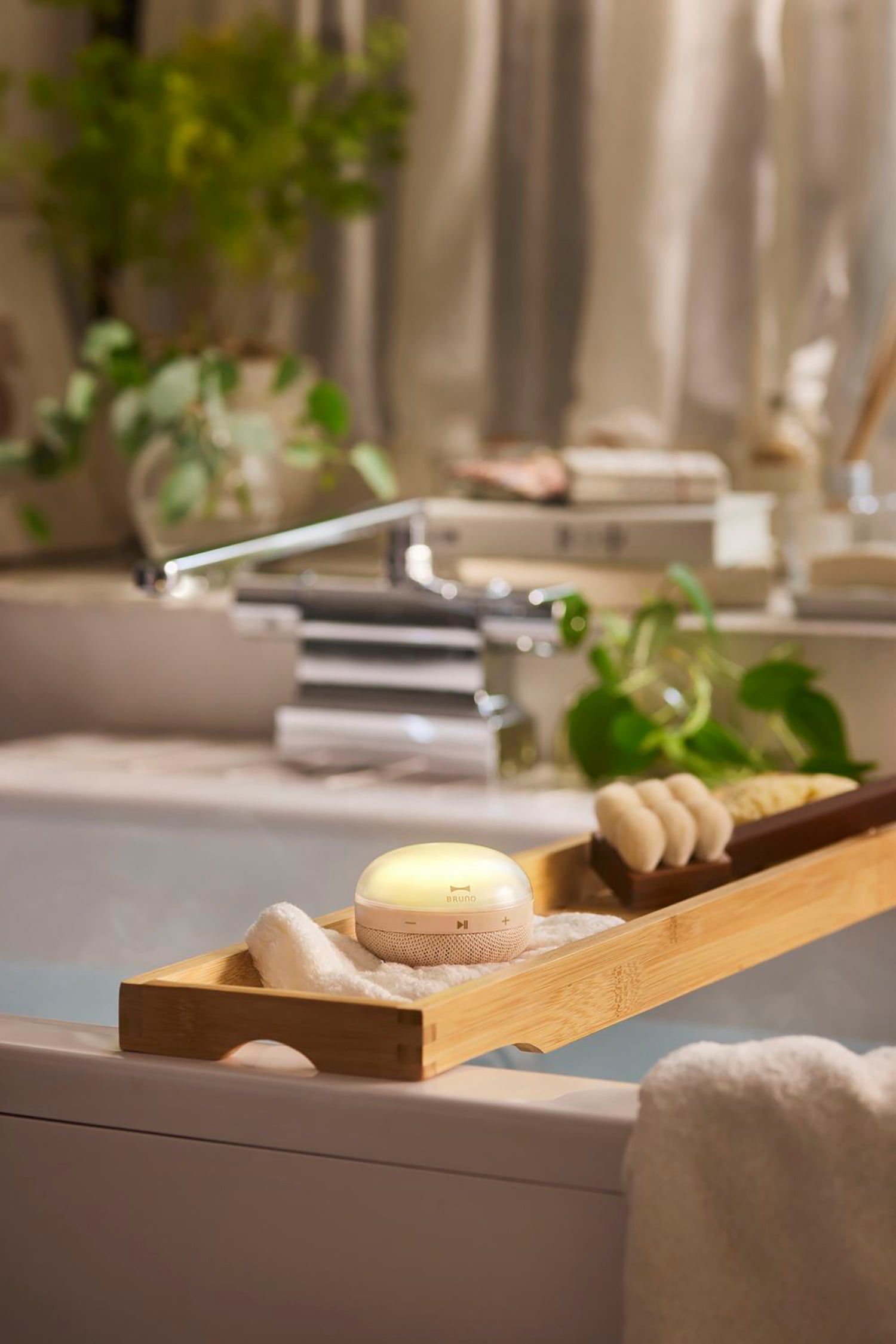 BRUNO Bluetooth Speaker & Light - Gray