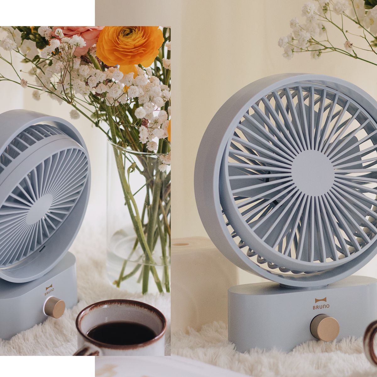 BRUNO Portable Swing Desk Fan | BDE061