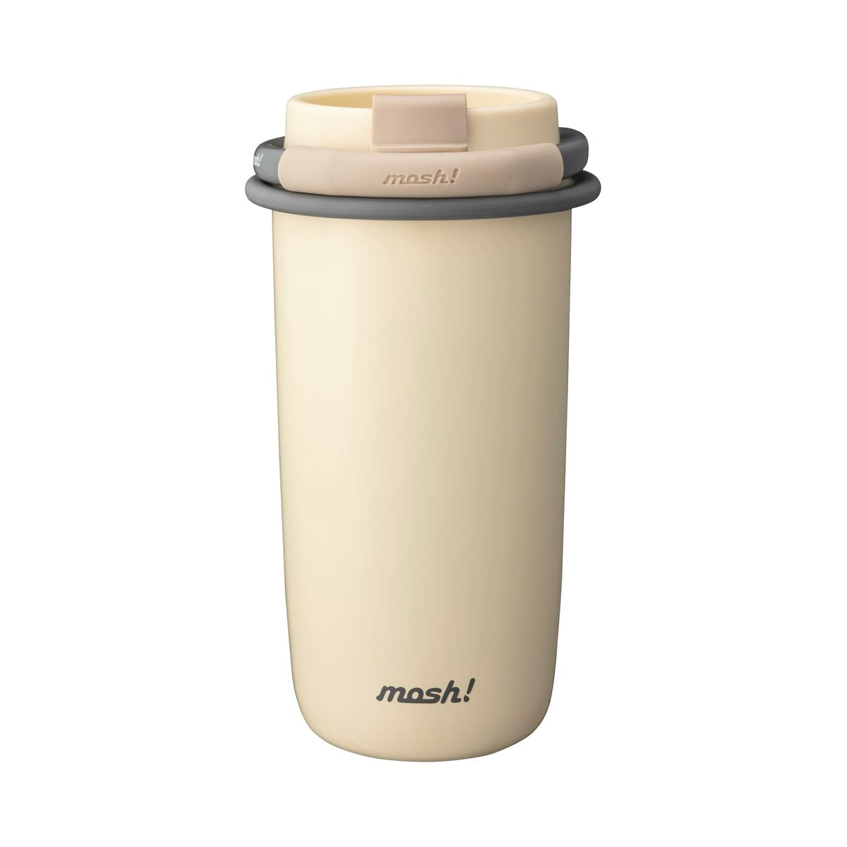 mosh! Latte Stainless Steel Straw Bottle 480ml|DS-DMLS480