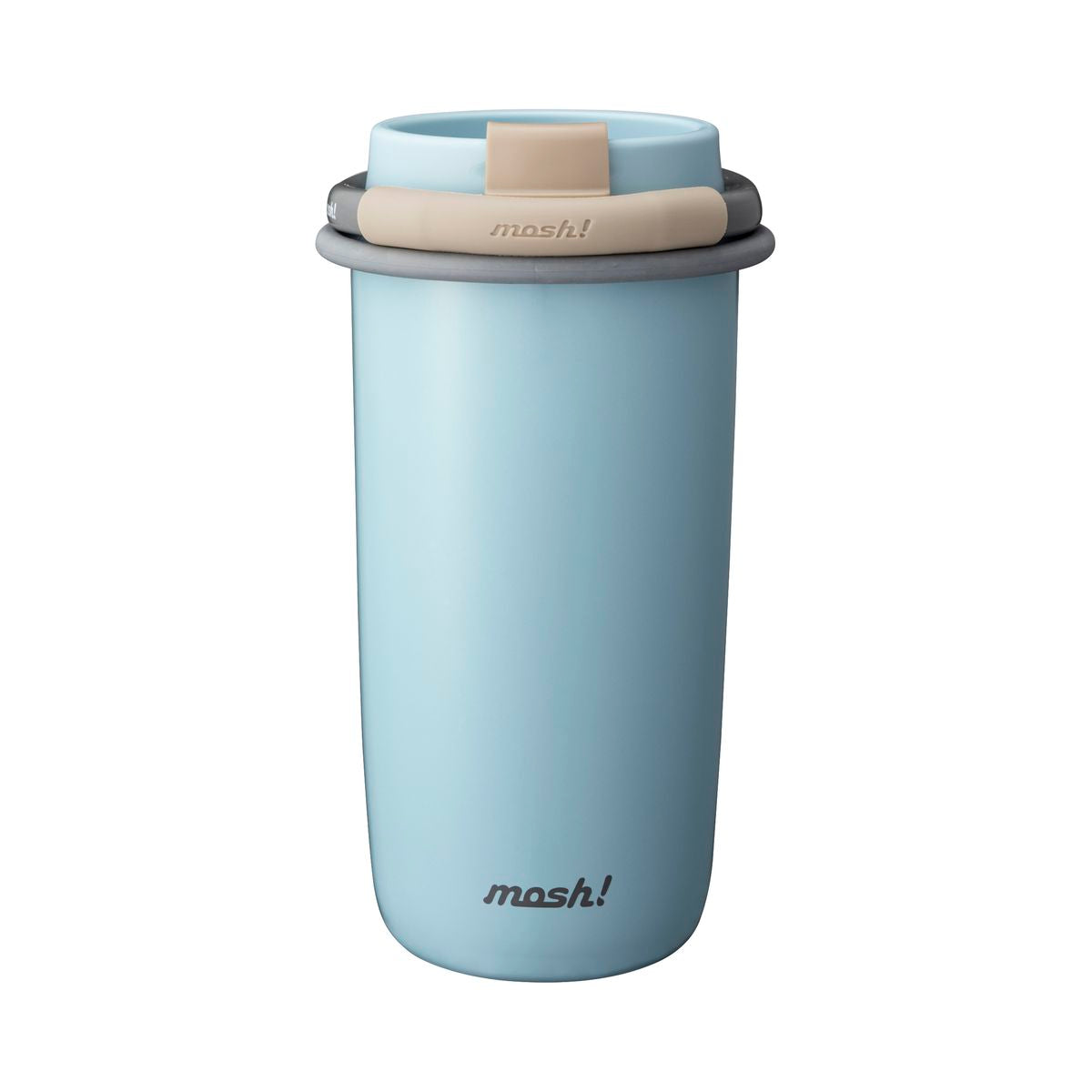 mosh! Latte Stainless Steel Straw Bottle 480ml|DS-DMLS480
