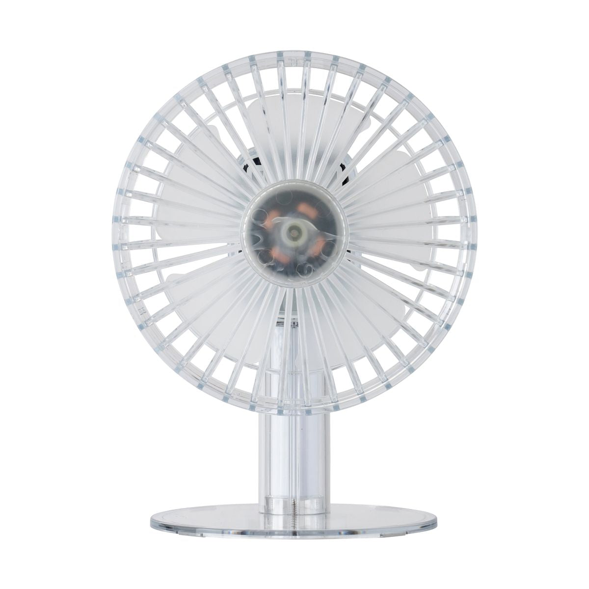 Life on Products Clear Desk Fan with Swing | LO-LCAF029