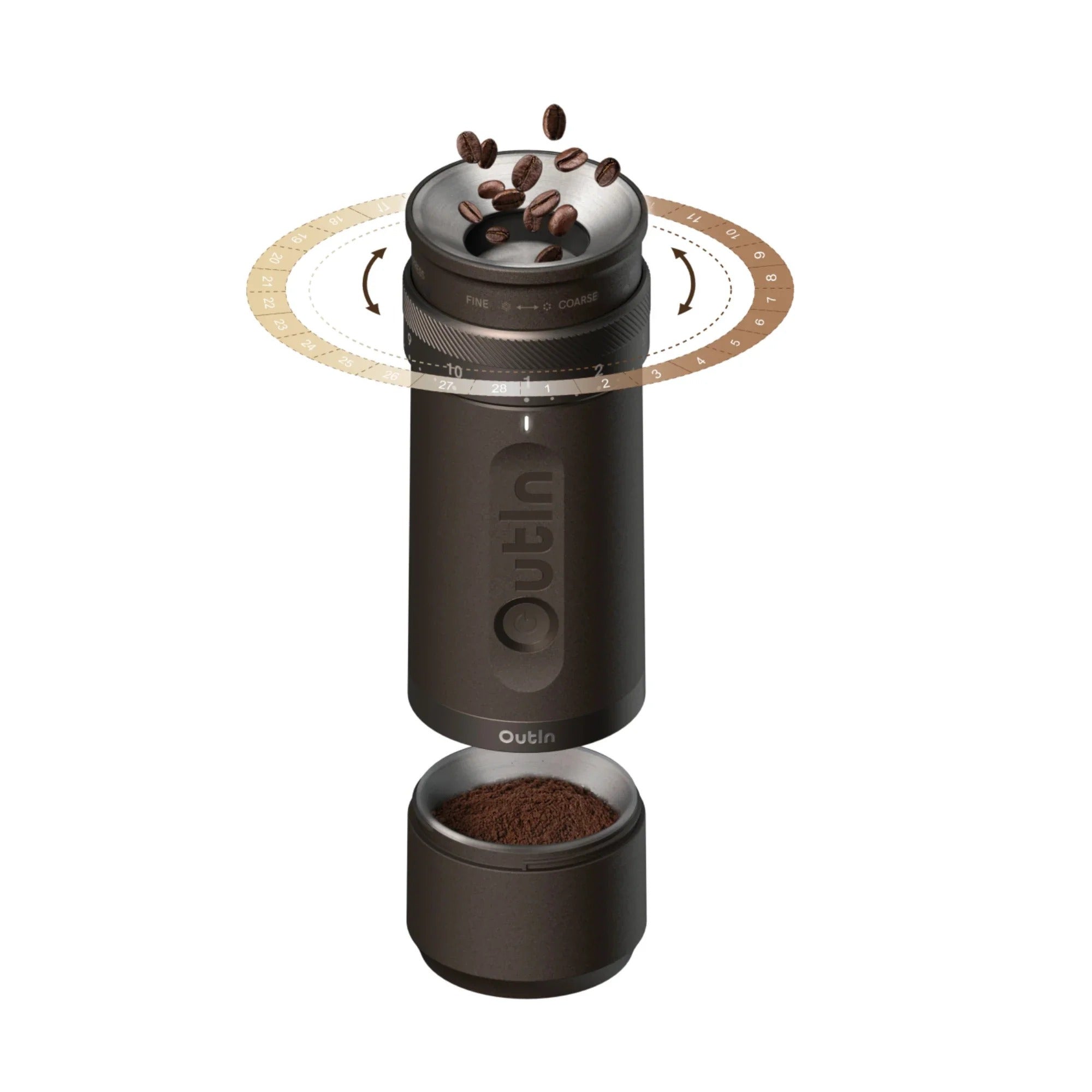 OutIn Fino Portable Electric Coffee Grinder | OTCG-01