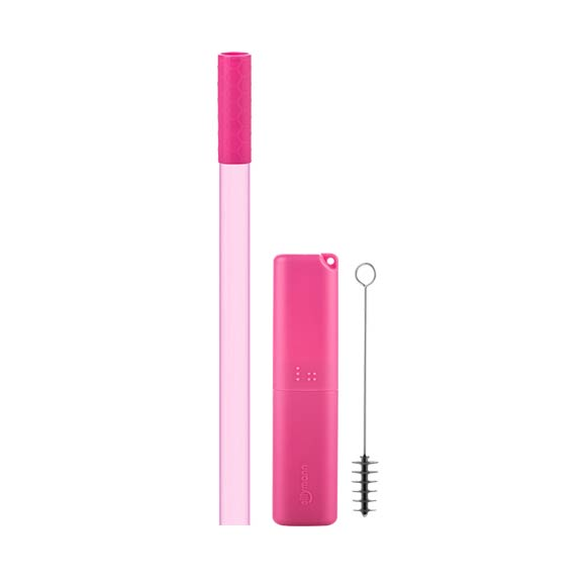 Sillymann Portable Silicone Bubble Tea Straw|SM-WSB2085
