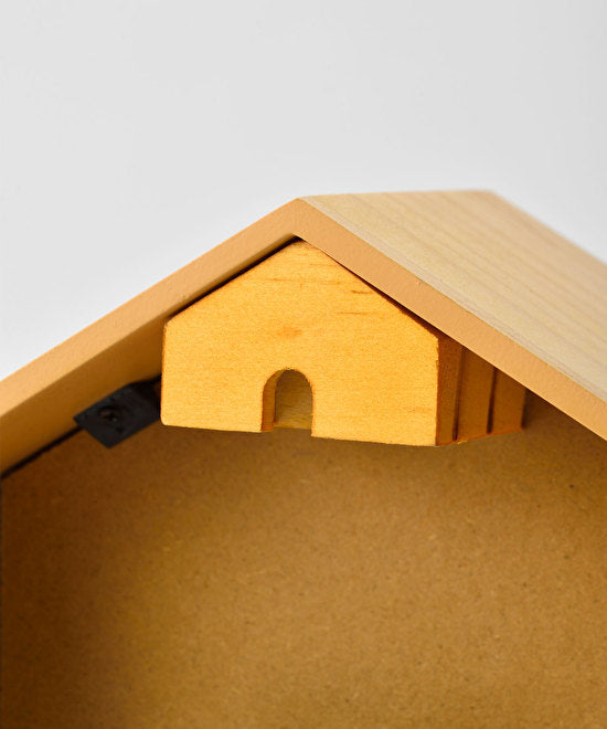 BRUNO Woodhouse Clock - White