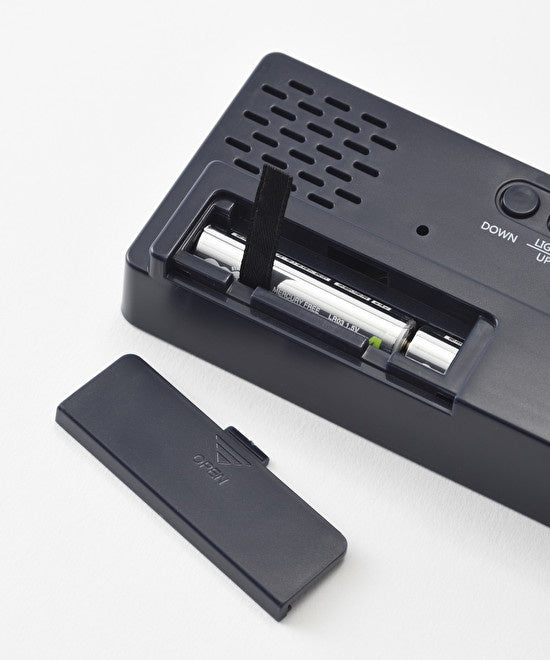 BRUNO LED Mirror Clock - Navy