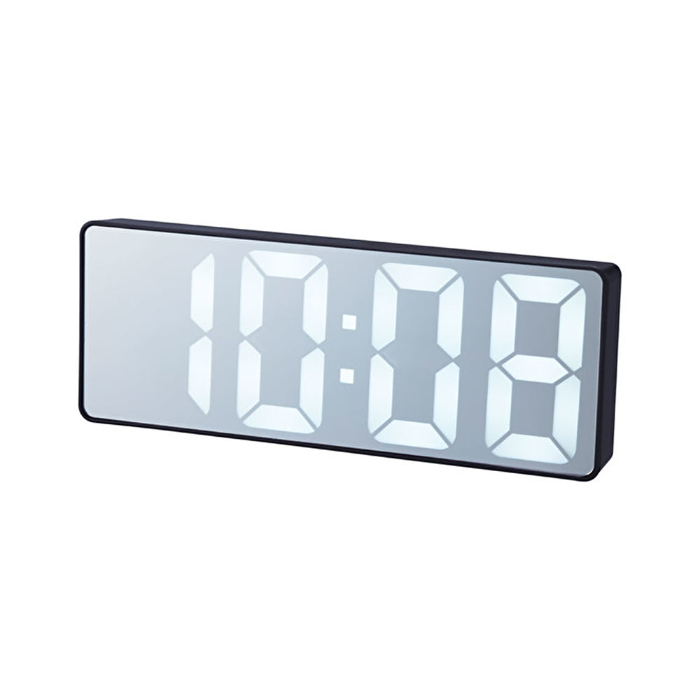 BRUNO LED Mirror Clock - Navy