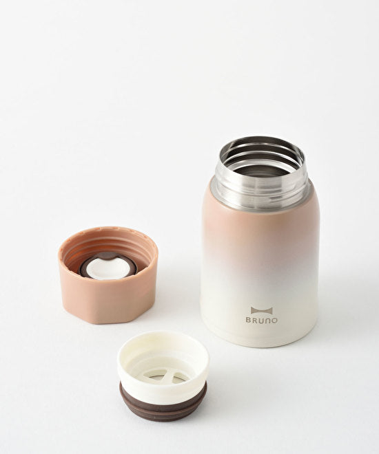 BRUNO Lightweight SS Bottle Short - Stone - Gray