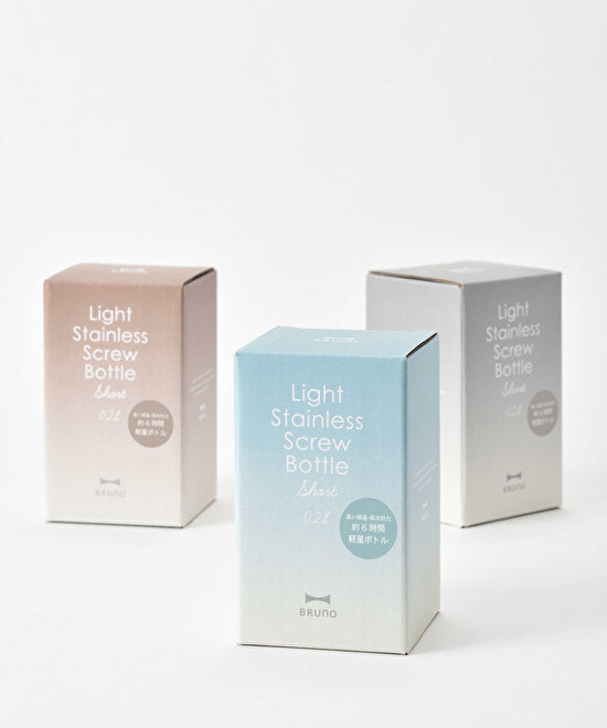 BRUNO Lightweight SS Bottle Short - The River - Blue