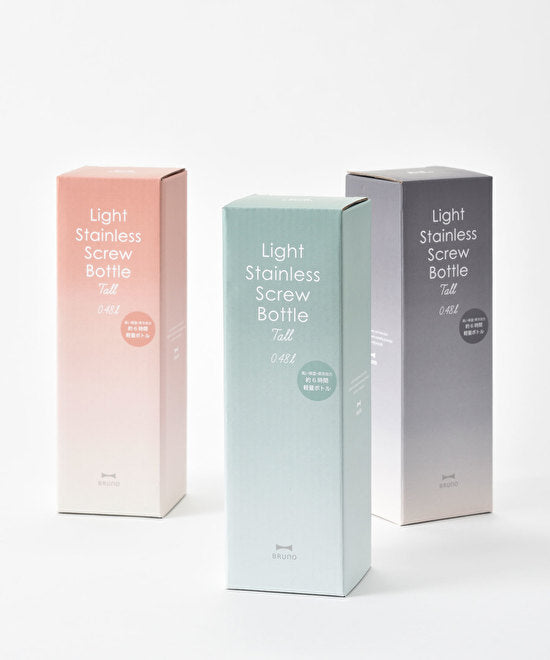 BRUNO Lightweight SS Bottle Tall - Evening Pink