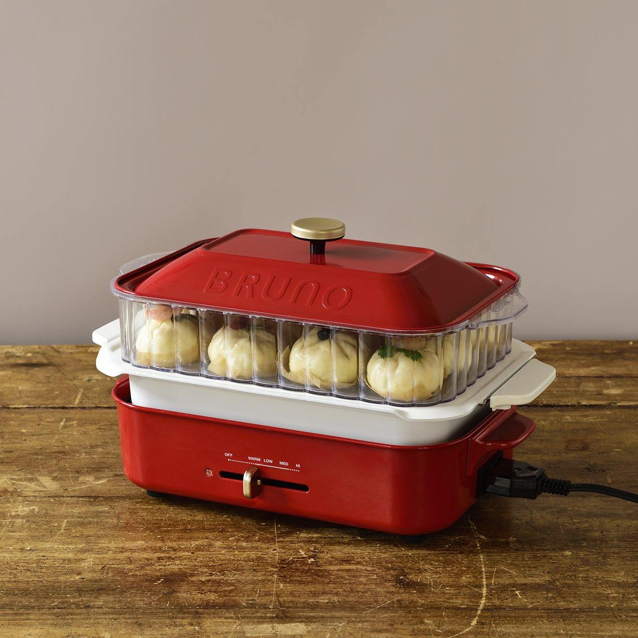 Double Steamer Rack (for Compact Hotplates) (Preorder: Mid-April 2021) - happycooking uk