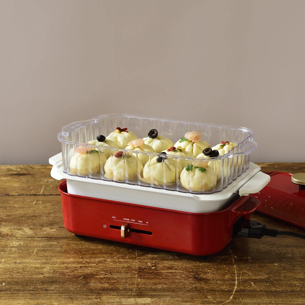 Double Steamer Rack (for Compact Hotplates) (Preorder: Mid-April 2021) - happycooking uk