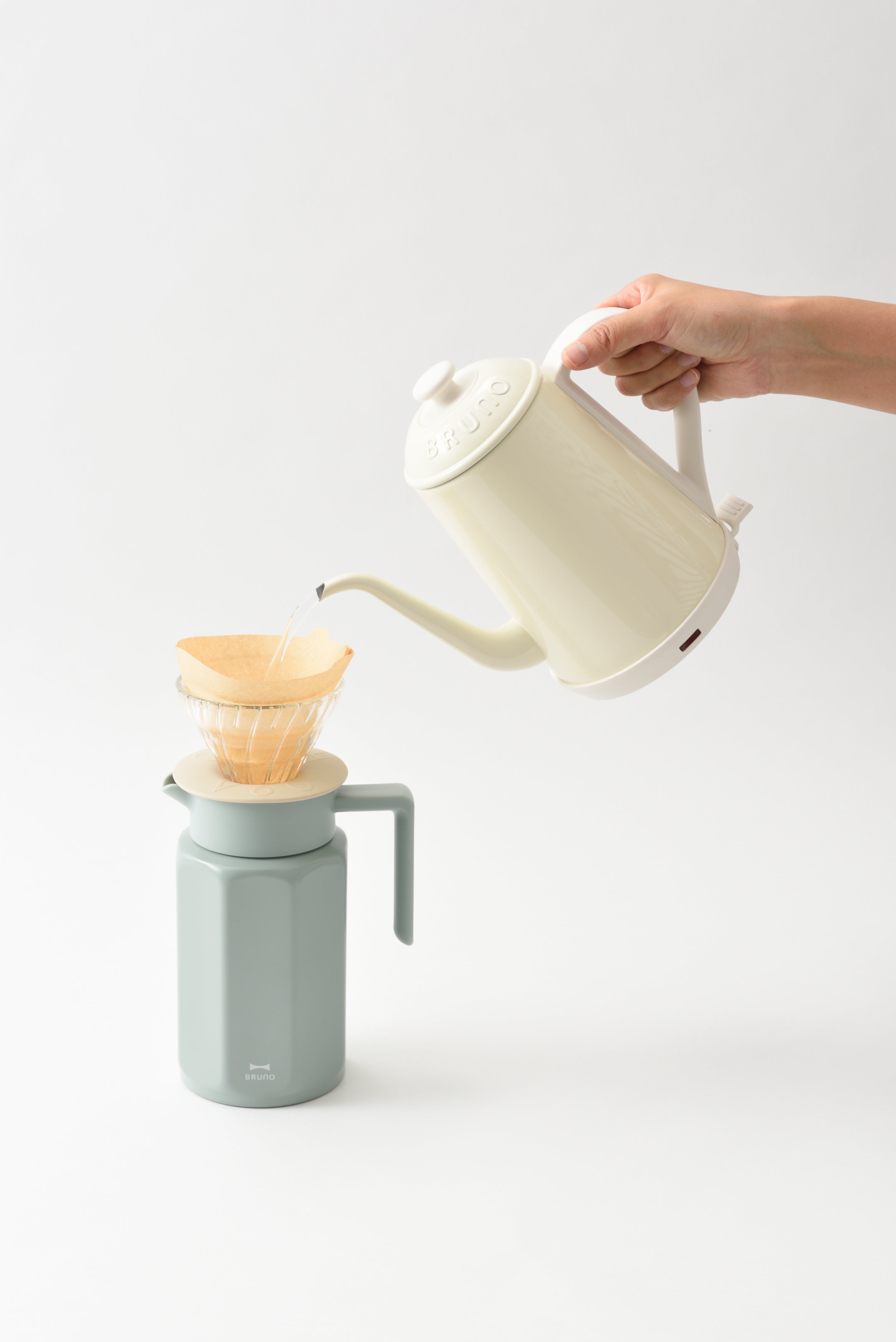 BRUNO Table Pot - Ivory