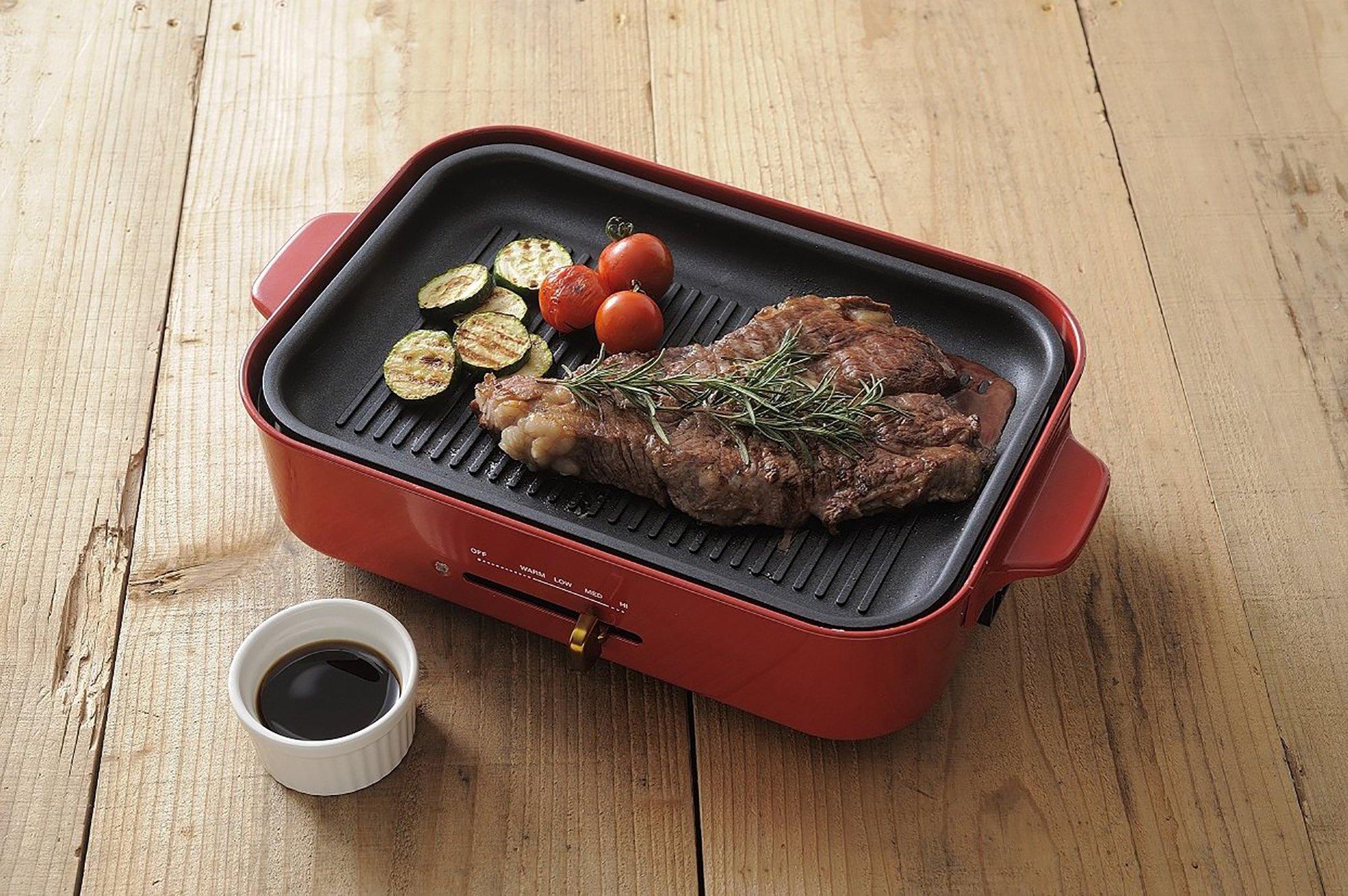 Grill Plate (for Compact Hotplates) (Preorder: Mid-April 2021) - happycooking uk