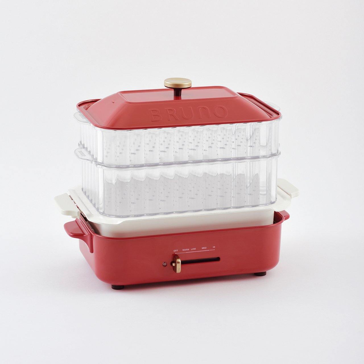 Double Steamer Rack (for Compact Hotplates) (Preorder: Mid-April 2021) - happycooking uk