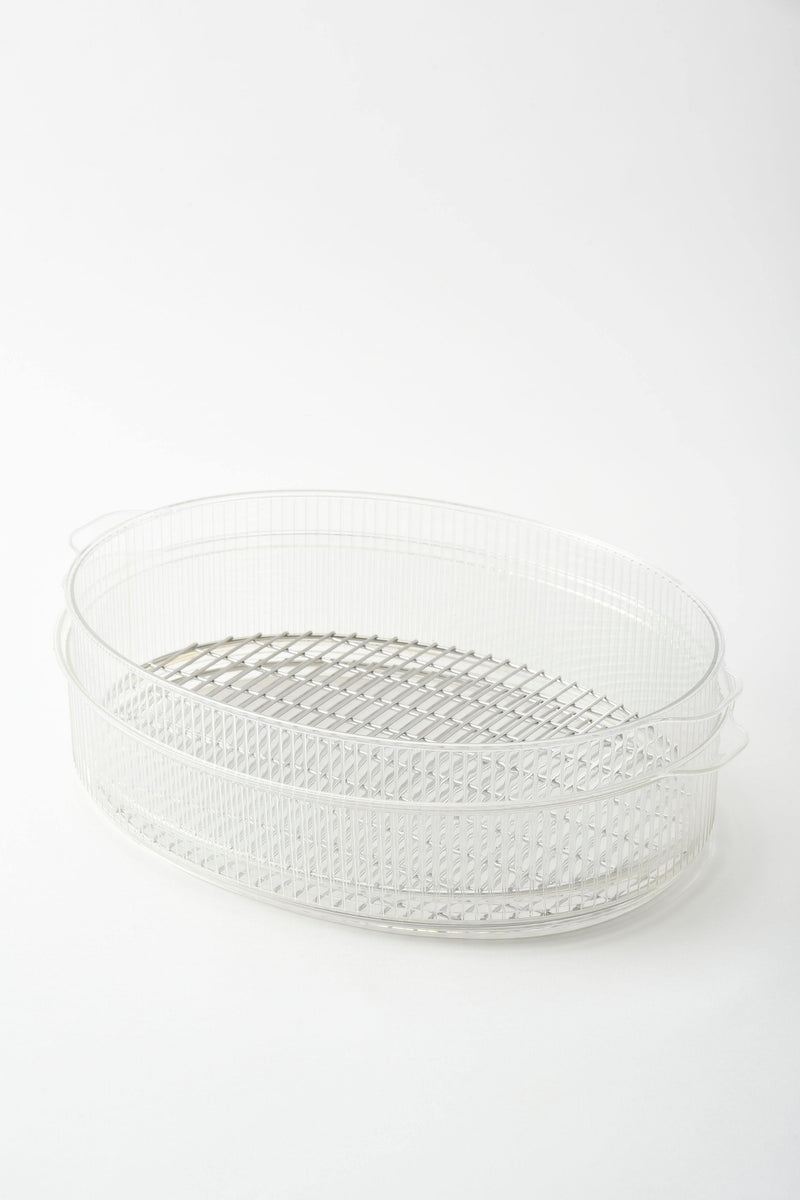 Double Steamer Rack (for Oval Hotplates) - happycooking uk