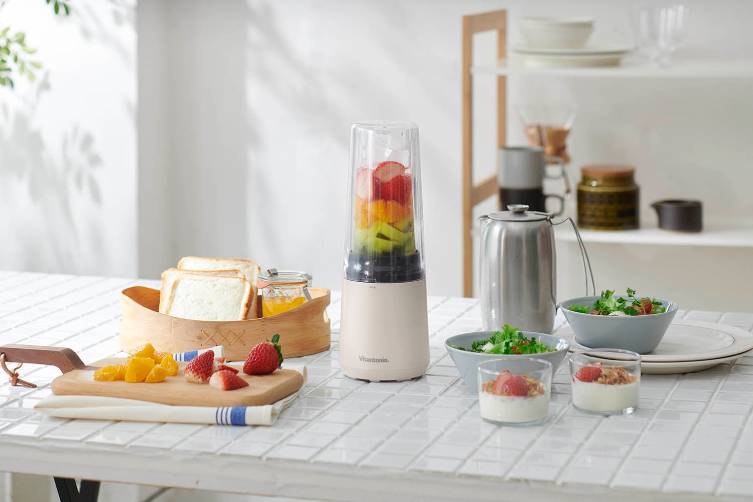 Vitantonio My Bottle Blender (400ml) - Blue