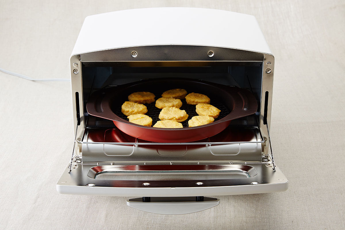 0.2s Heat Up! Aladdin Graphite Grill and Toaster - White