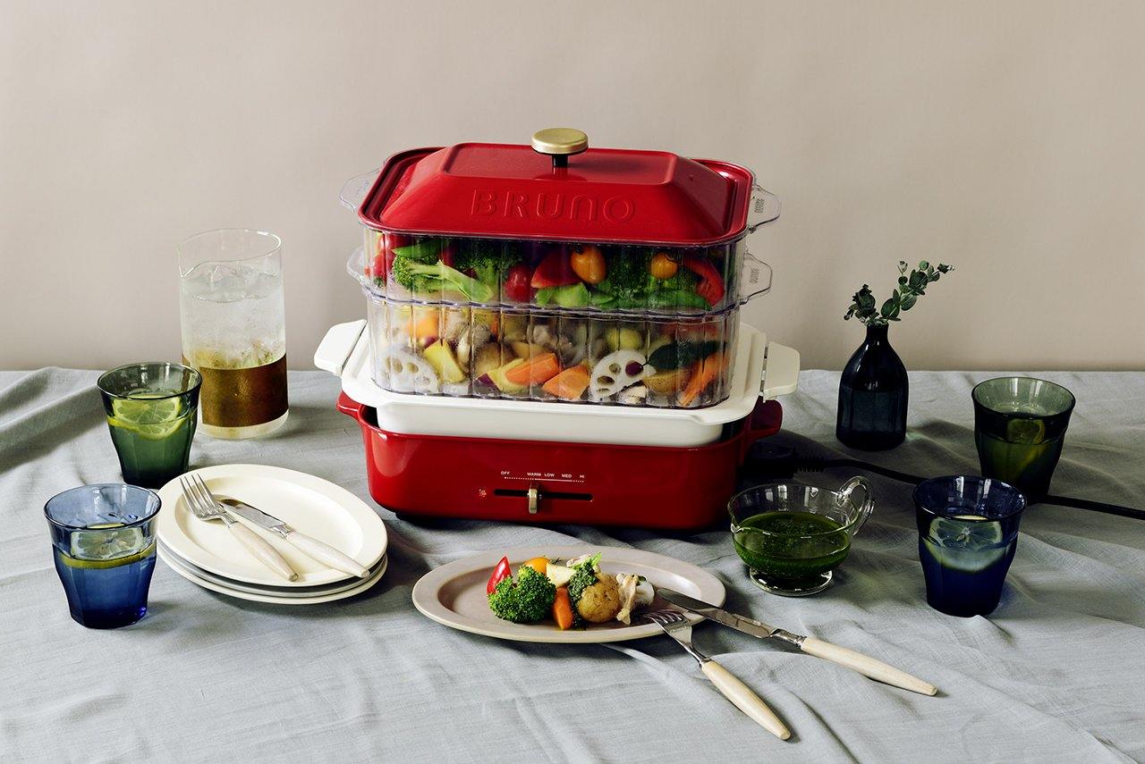 Double Steamer Rack (for Compact Hotplates) (Preorder: Mid-April 2021) - happycooking uk