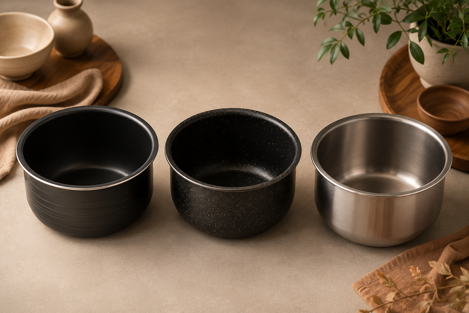 Japanese rice cooker inner pots explained