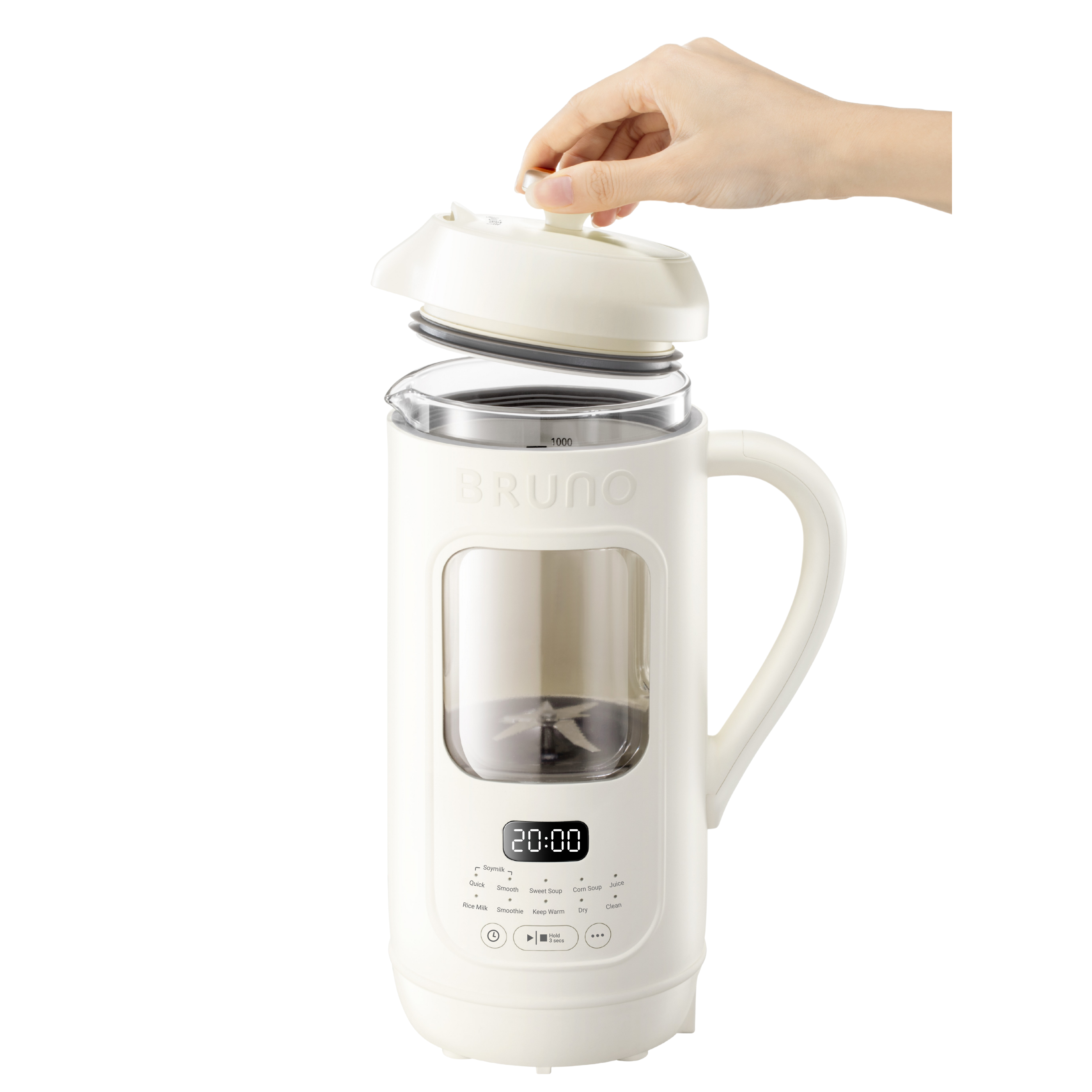 BRUNO Glass Soymilk Maker 1L | BZK-DJ05HK-IV